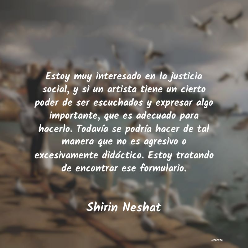 Frases de Shirin Neshat