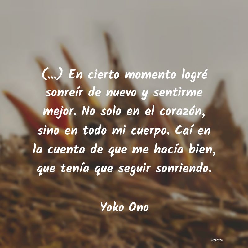 Frases de Yoko Ono