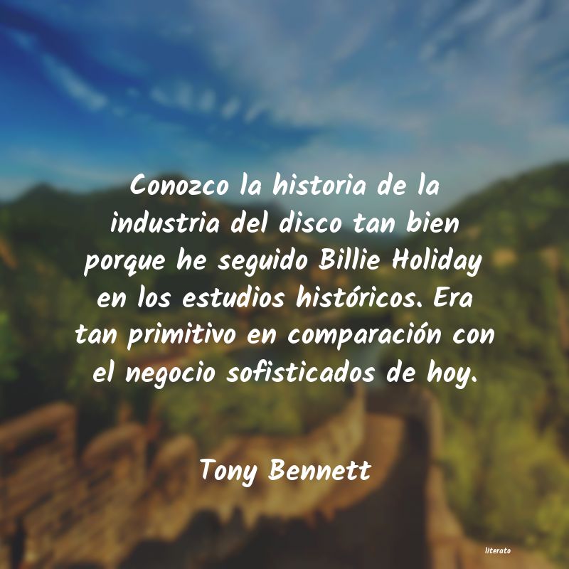 Frases de Tony Bennett