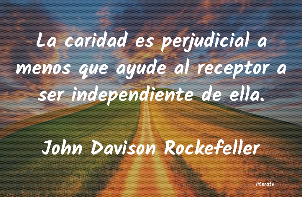 Frases de John Davison Rockefeller