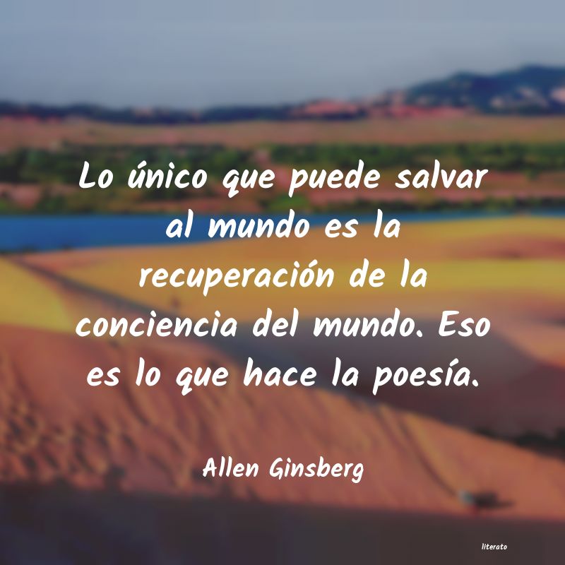 Frases de Allen Ginsberg