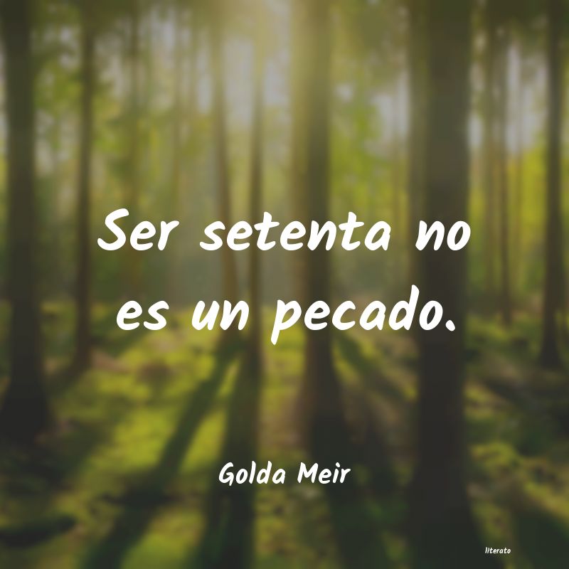 Frases de Golda Meir