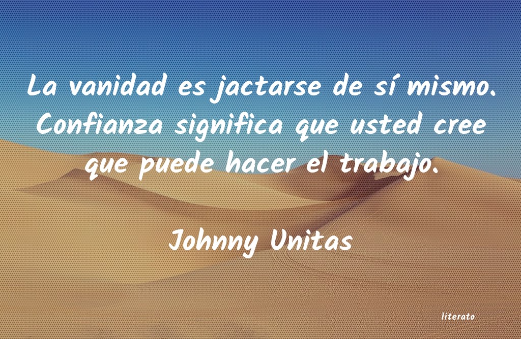 frases de Johnny Unitas