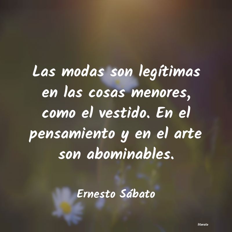 frases de Ernesto SÃ¡bato