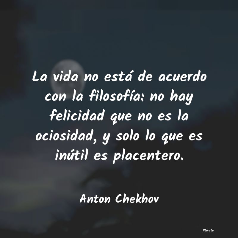 frases de Anton Chekhov