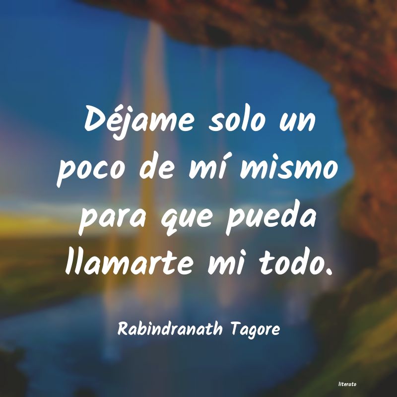 Frases de Rabindranath Tagore