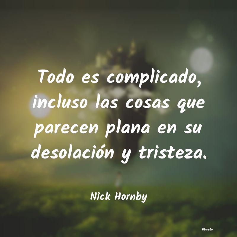 Frases de Nick Hornby
