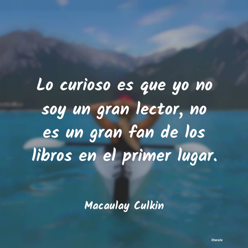 frases de Macaulay Culkin