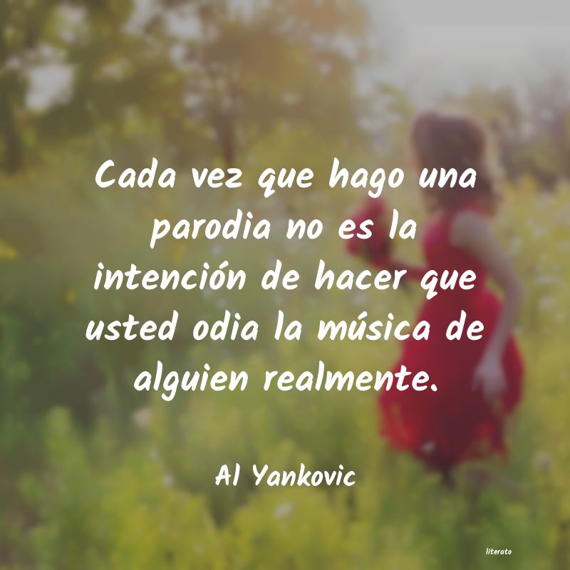 frases de Al Yankovic