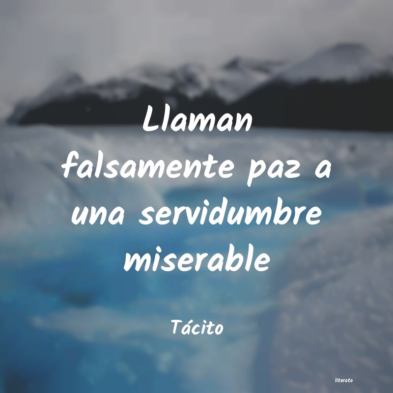frases de Tácito