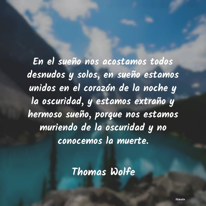 Frases de Thomas Wolfe