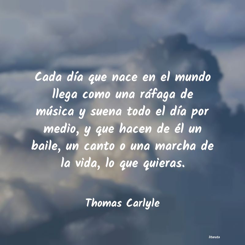 Frases de Thomas Carlyle