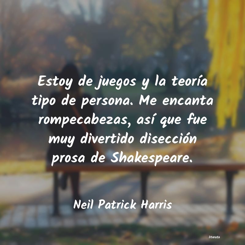 frases de Neil Patrick Harris