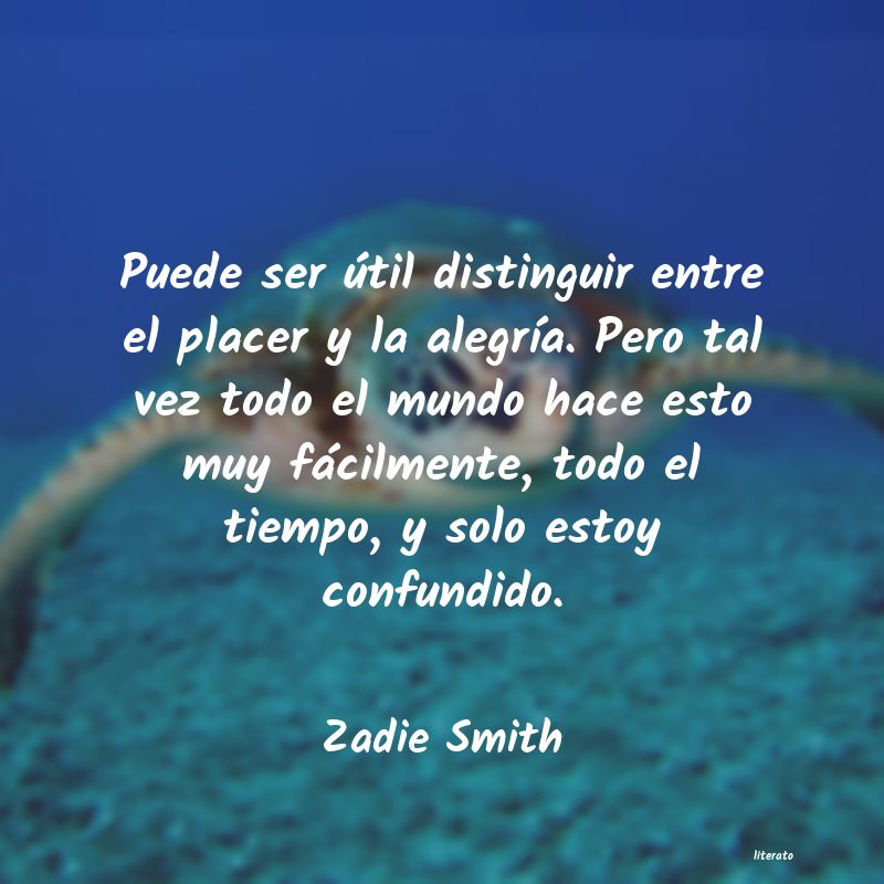 frases de Zadie Smith