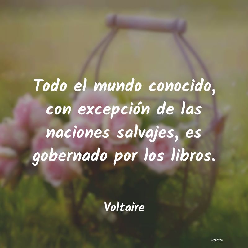 frases de Voltaire