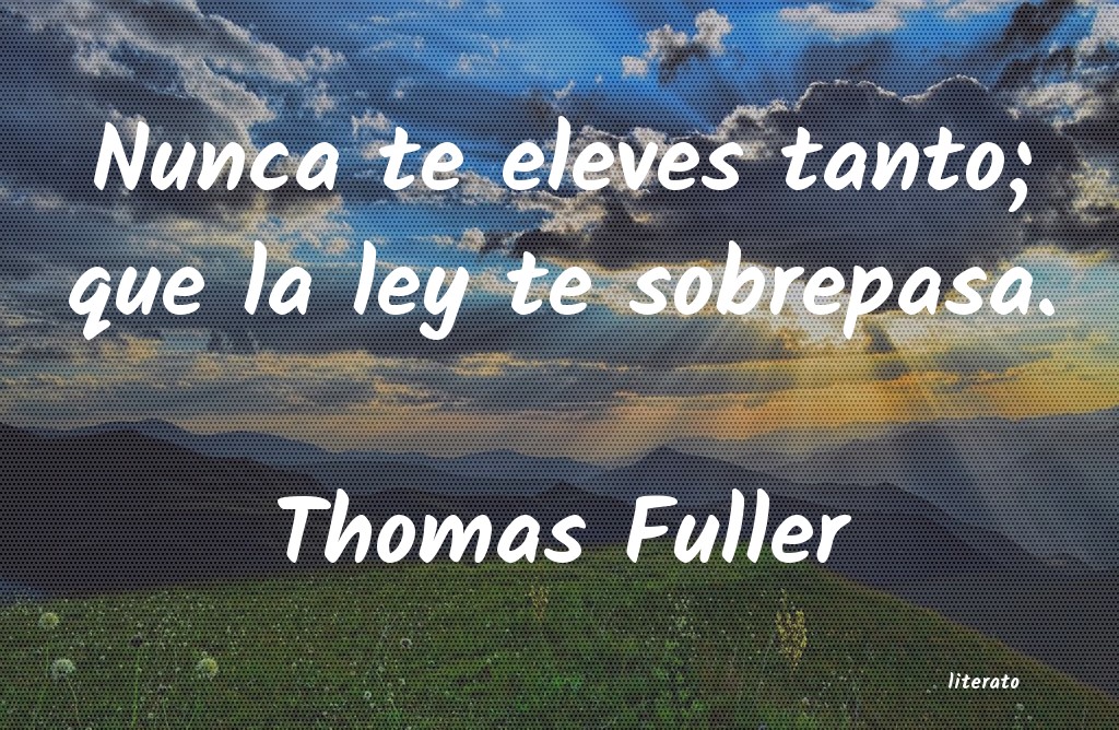 frases de Thomas Fuller