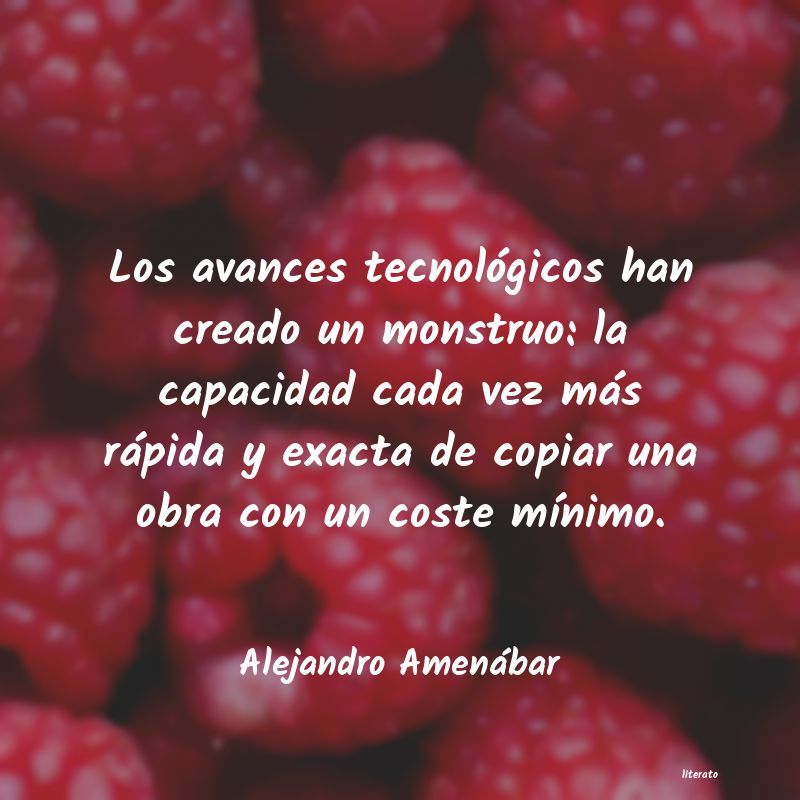 Frases de Alejandro Amenábar