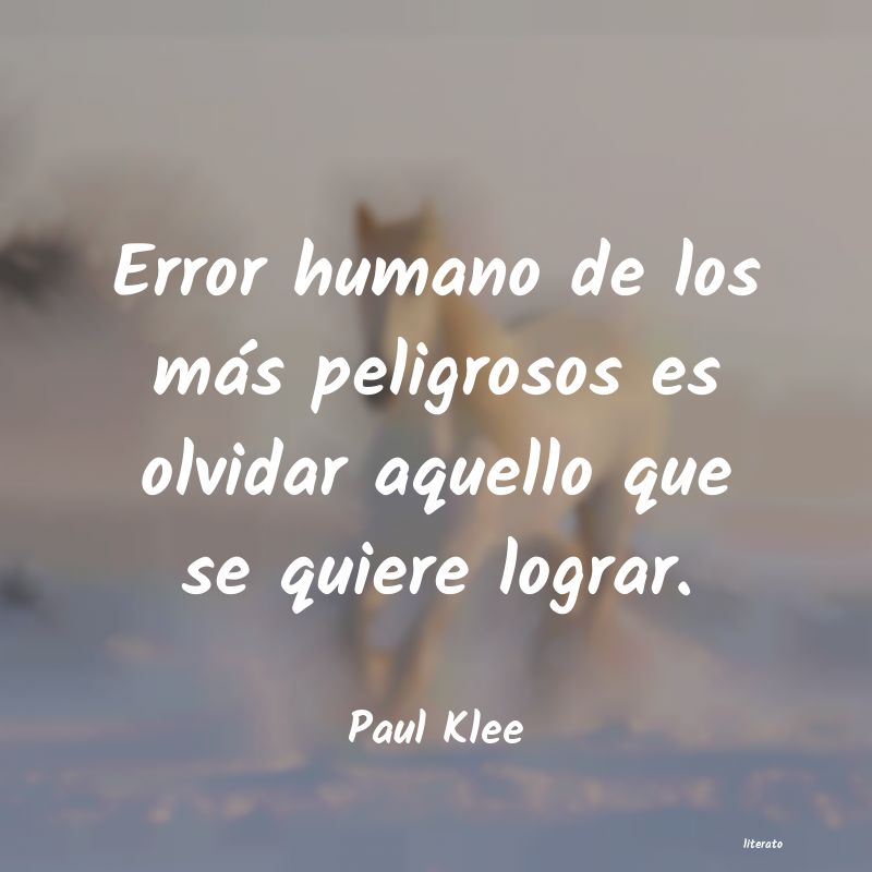 Frases de Paul Klee