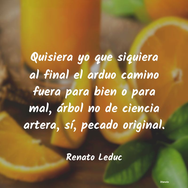 frases de Renato Leduc