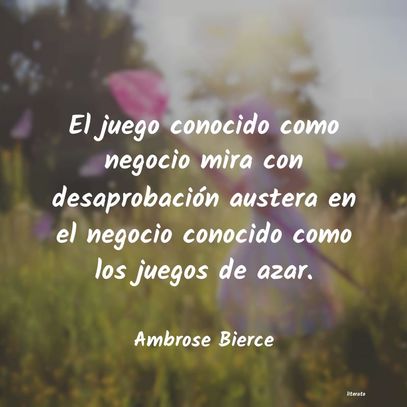 frases de Ambrose Bierce
