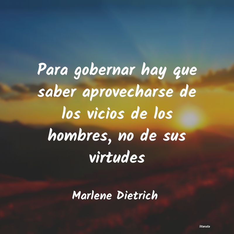 Frases de Marlene Dietrich