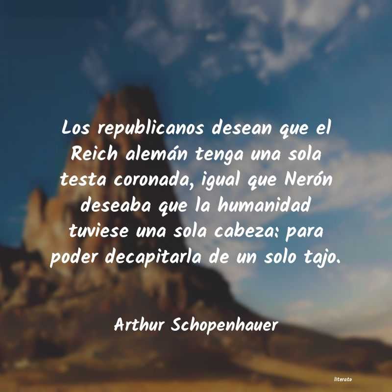 Frases de Arthur Schopenhauer