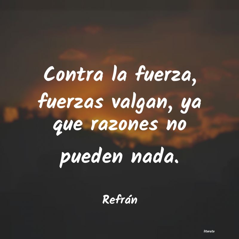 frases de Refrán