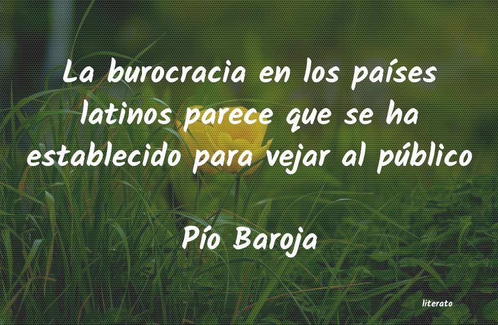 Frases de Pío Baroja