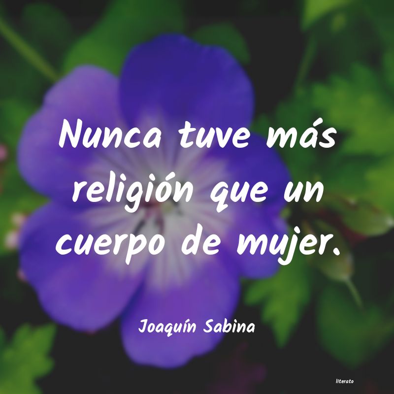 Frases de Joaquín Sabina