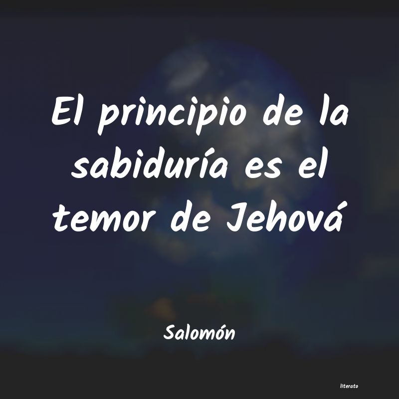 frases de Salomón
