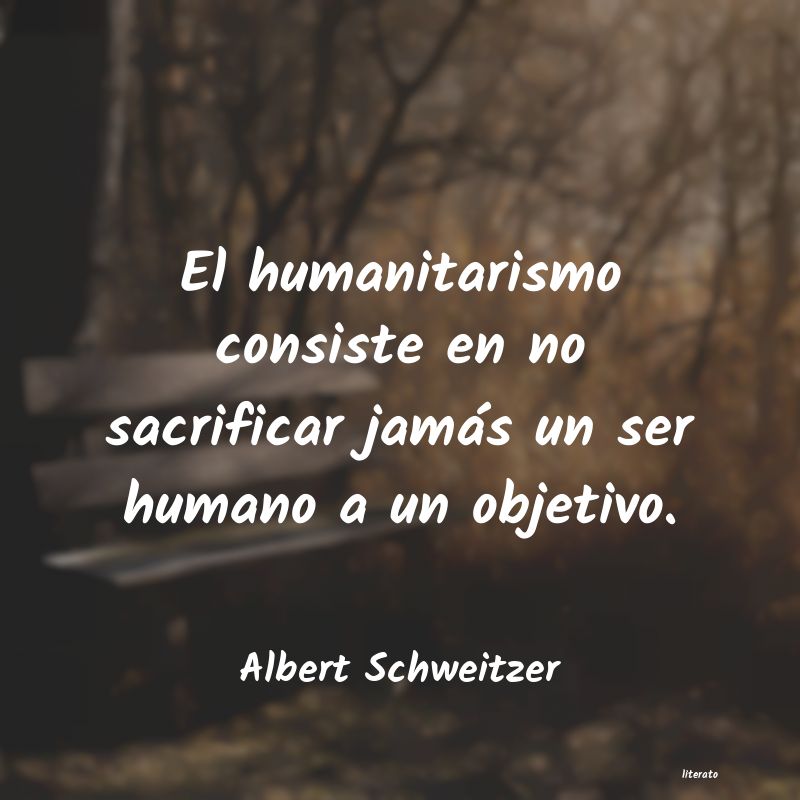 Frases de Albert Schweitzer