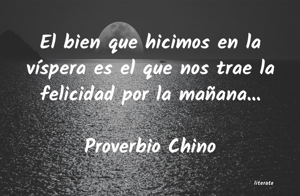 frases de Proverbio Chino