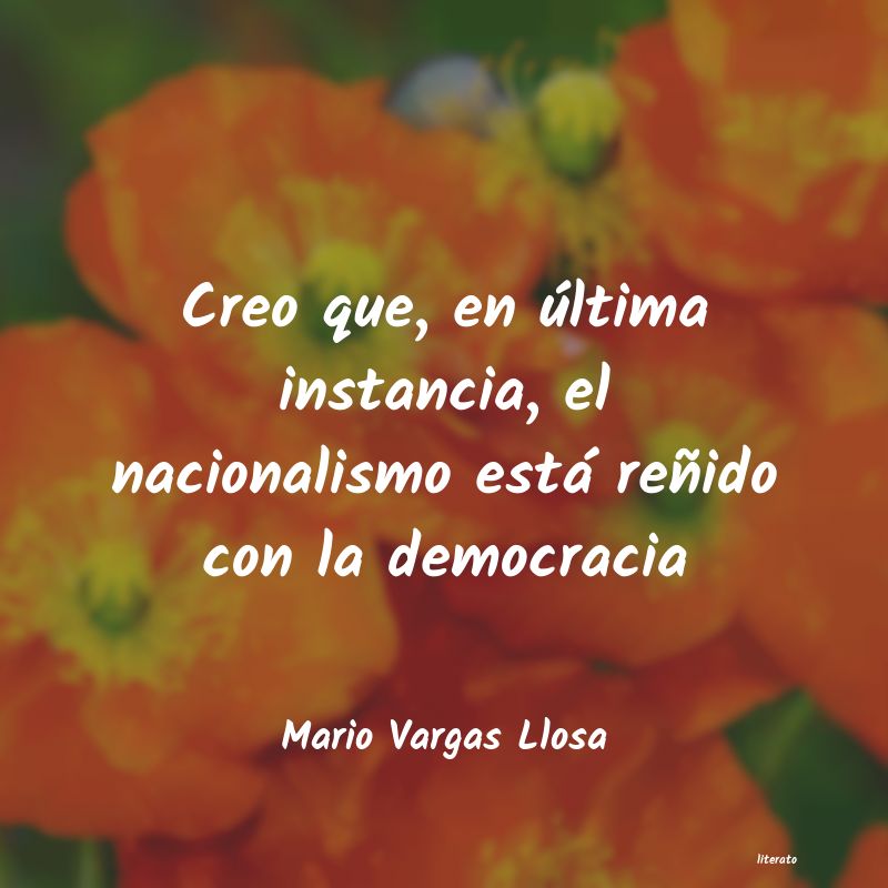 Frases de Mario Vargas Llosa