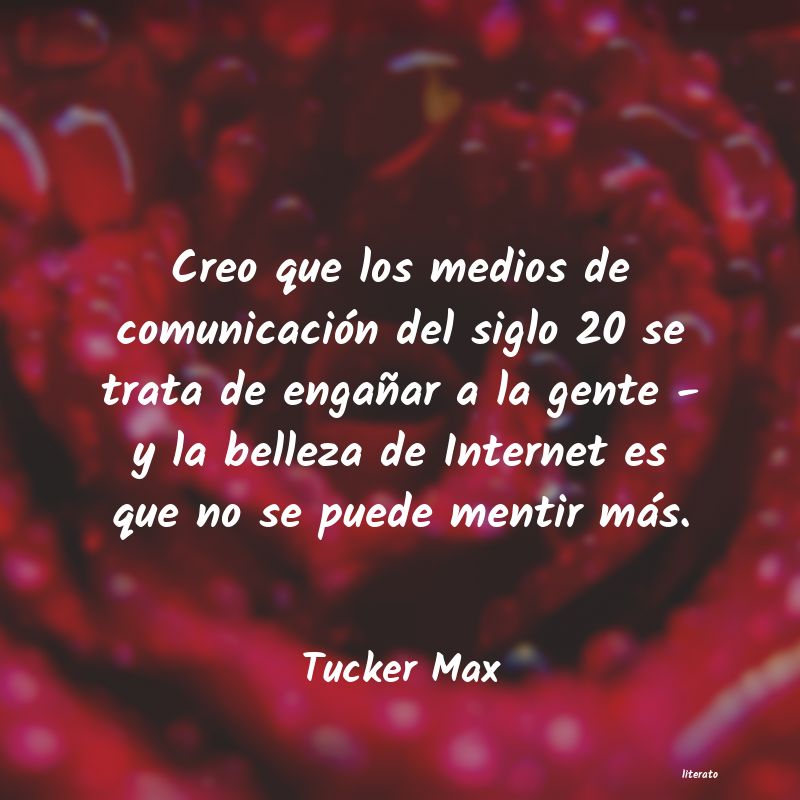 frases de Tucker Max