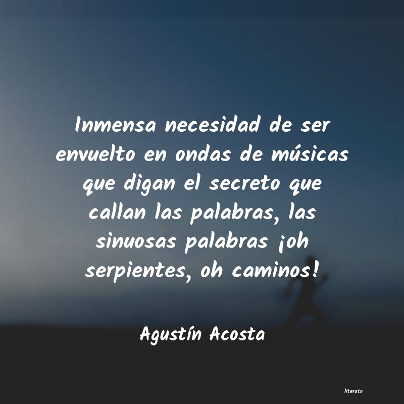 Frases de Agustín Acosta