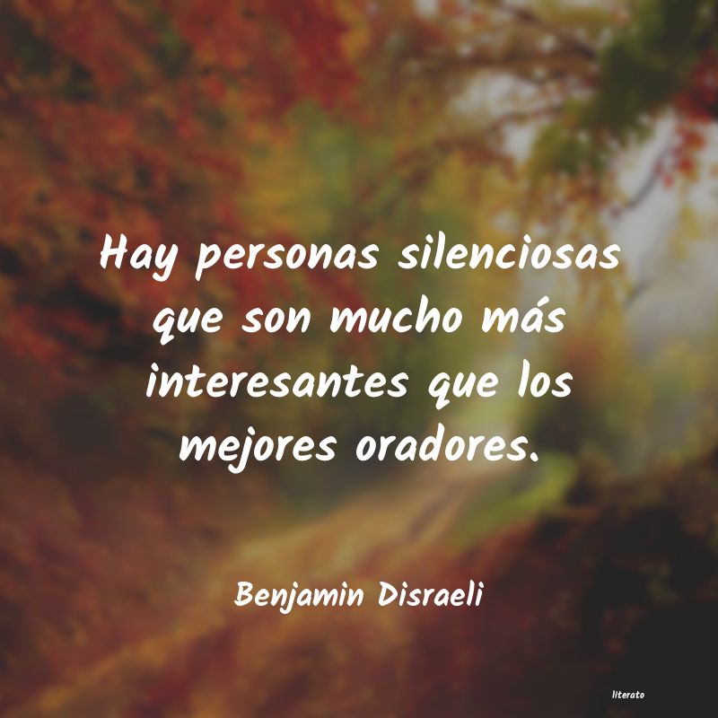 frases de Benjamin Disraeli