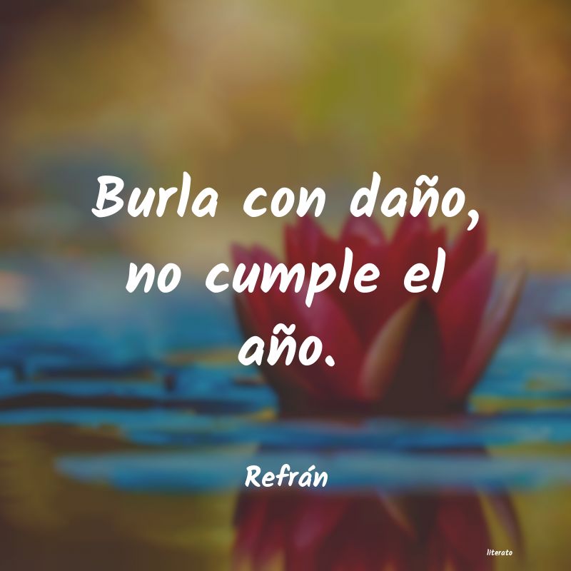 frases de Refrán