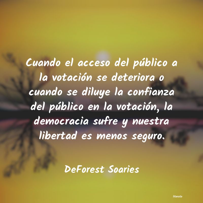 Frases de DeForest Soaries