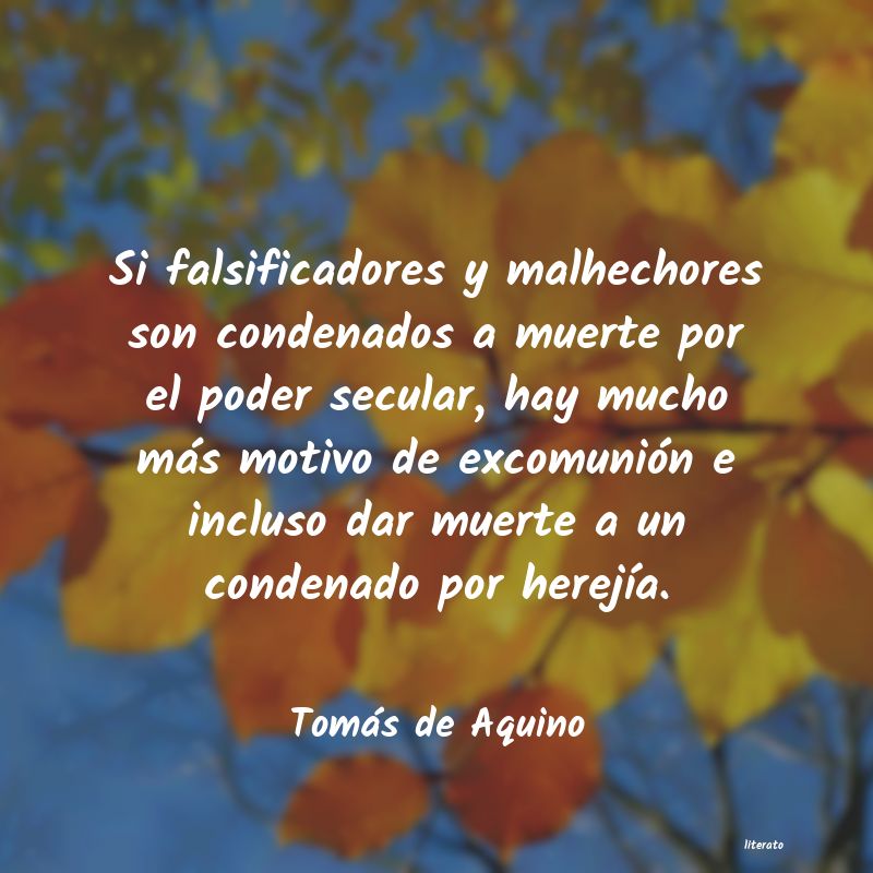 Frases de Tomás de Aquino