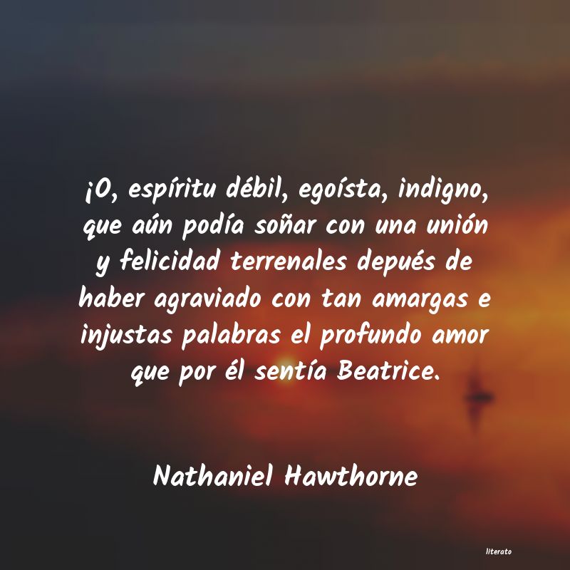 Frases de Nathaniel Hawthorne