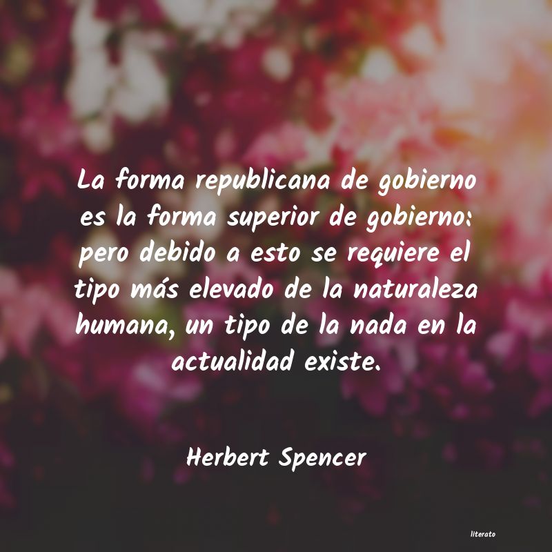 Frases de Herbert Spencer