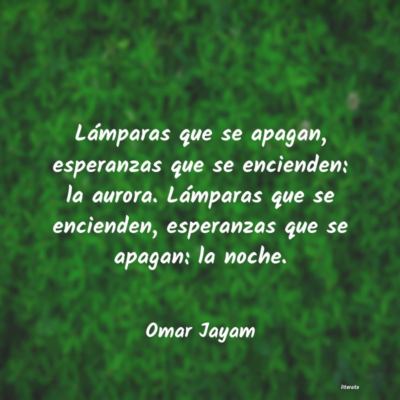 Frases de Omar Jayam