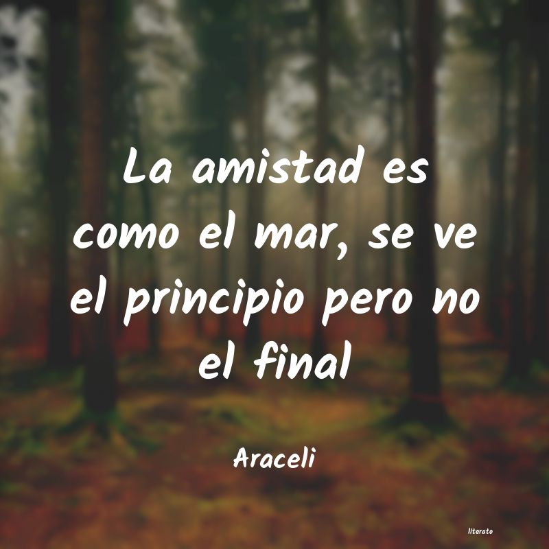 Frases de Araceli