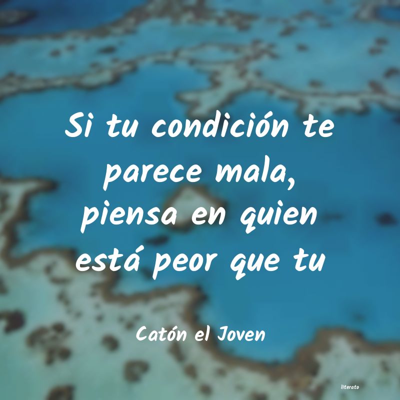 frases de Catón el Joven