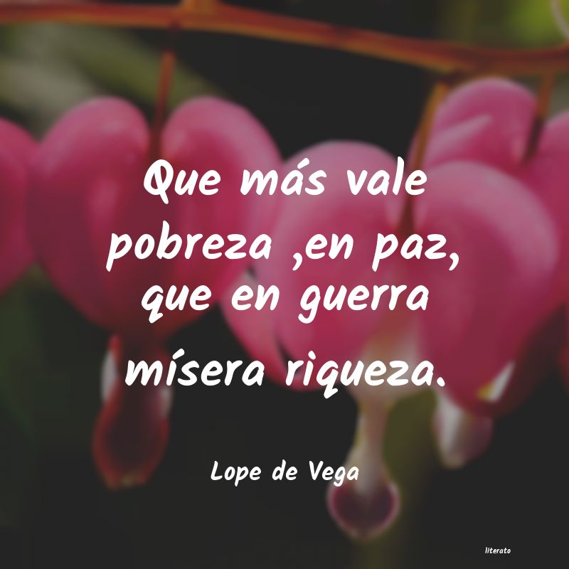 Frases de Lope de Vega