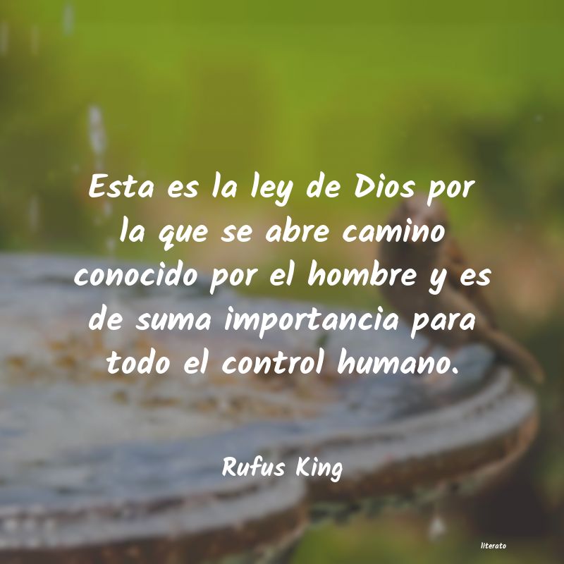 Frases de Rufus King