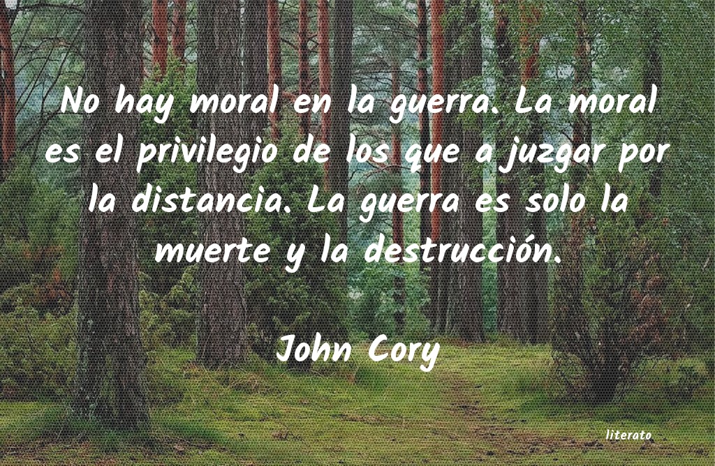 Frases de John Cory