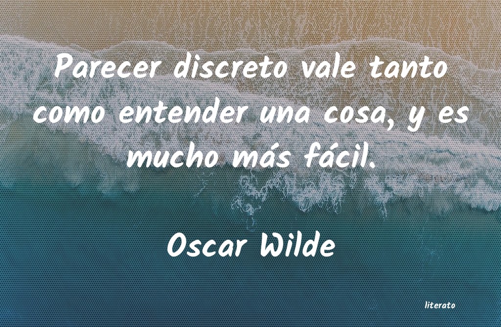 frases de Oscar Wilde