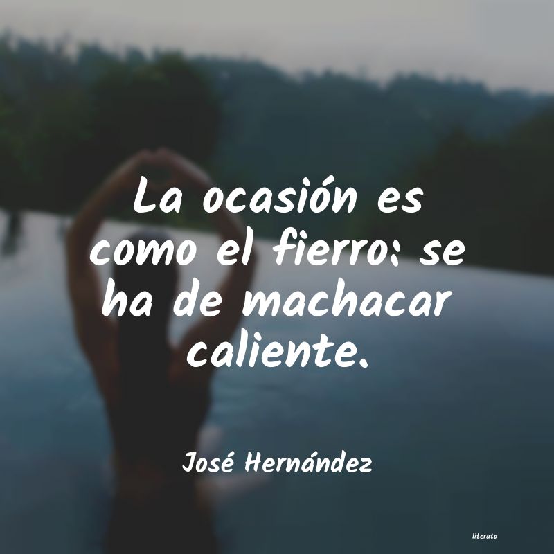 frases de JosÃ© HernÃ¡ndez