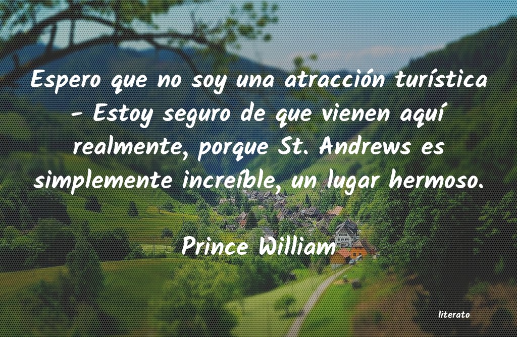 frases de Prince William